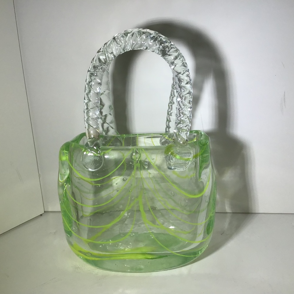 Glass Decorative Purse